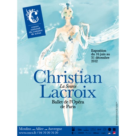 Affiche "Christian Lacroix, La Source et le Ballet de l’Opéra de Paris"