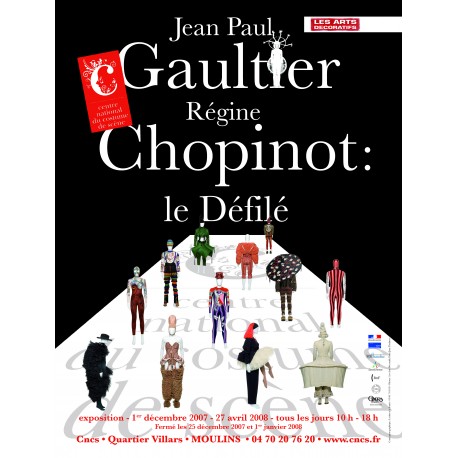 Affiche petit format  «  Gaultier-Chopinot, le défilé »